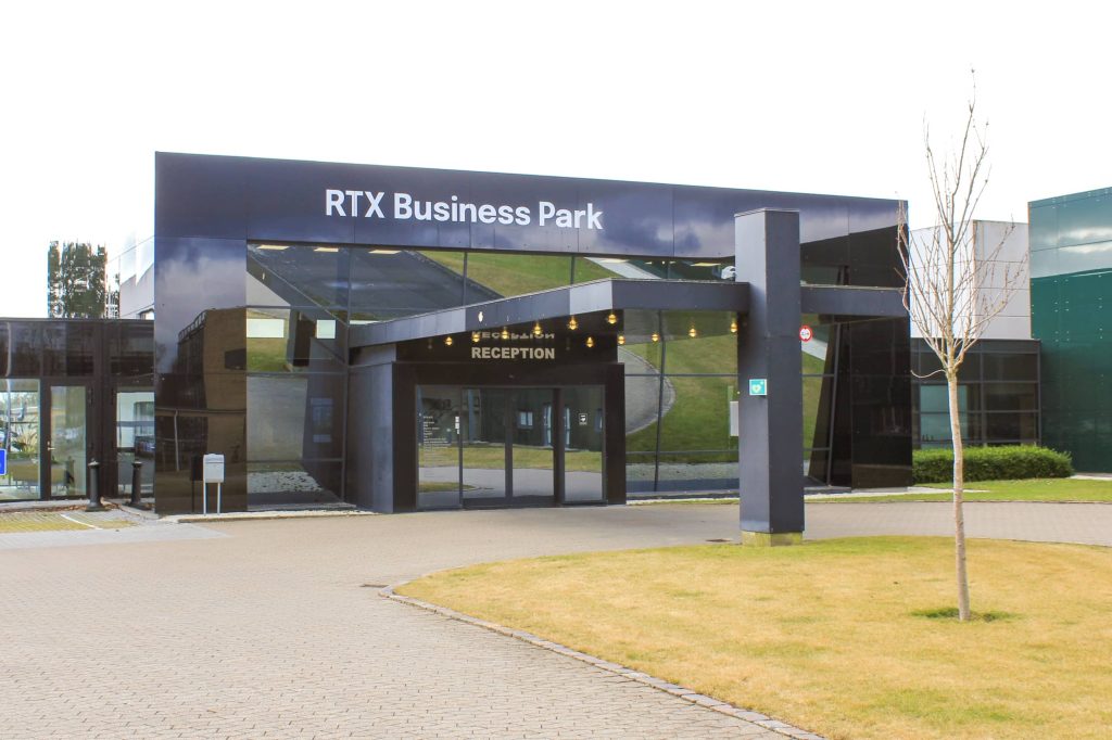 RTX indgang til bygning